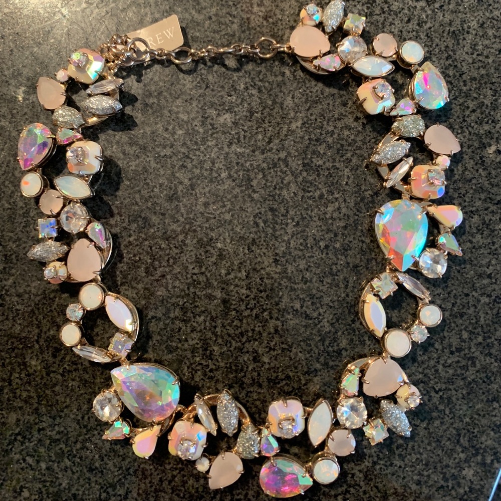 ⭐️Cluster Crystal Jcrew Statement Necklace⭐️